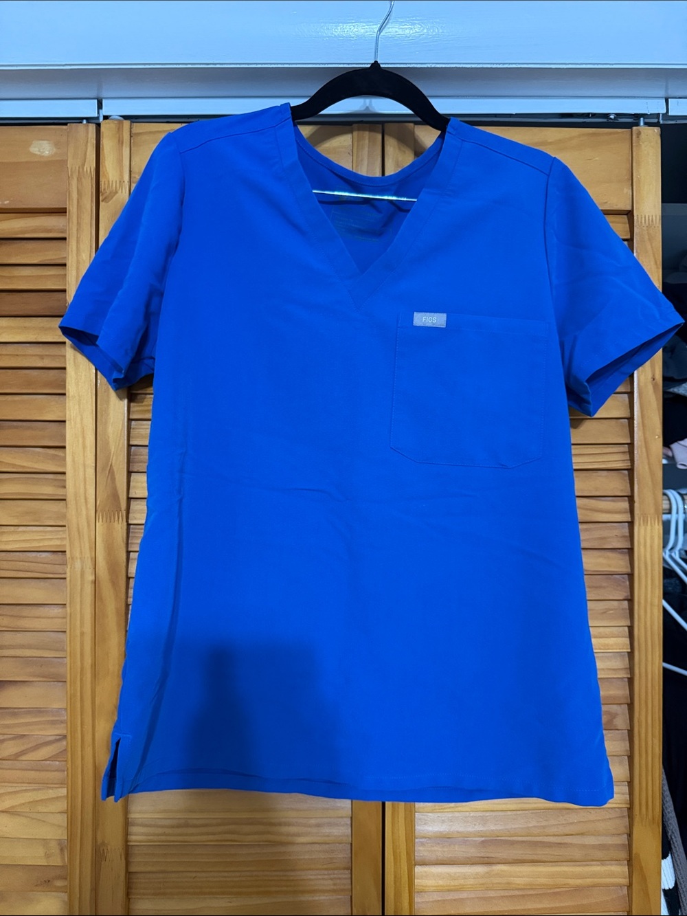 Women's Catarina Figs Scrub Top - Blue
